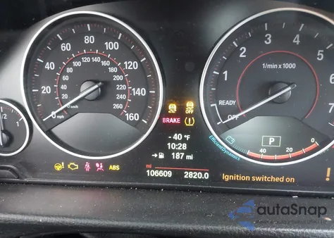 2014 BMW 335I xDrive из США, поврежденный, VIN WBA3B9G52ENR90346